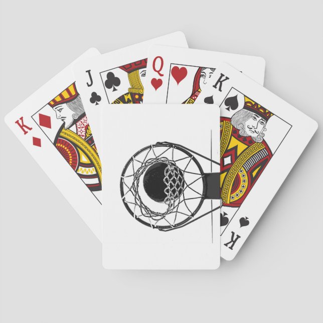 Pop Art Basketball Playing Cards (Back)