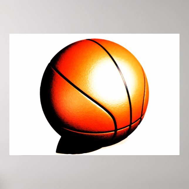 Pop Art Basketball Poster (Front)