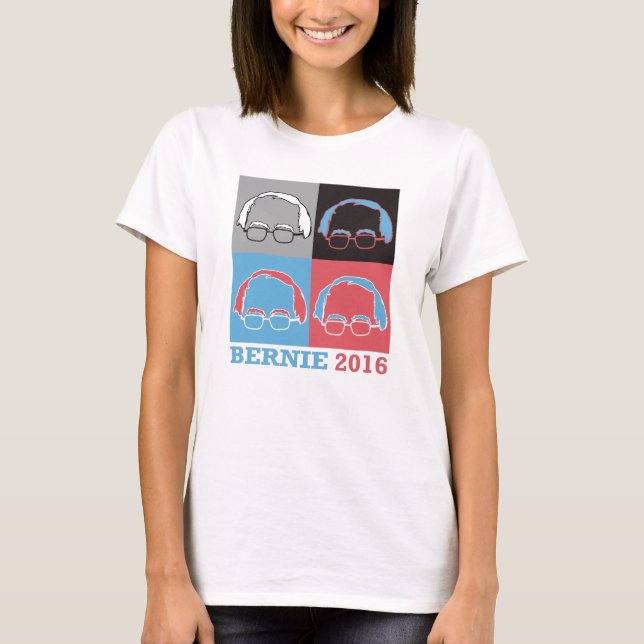 Pop Art Bernie Sanders T-Shirt (Front)