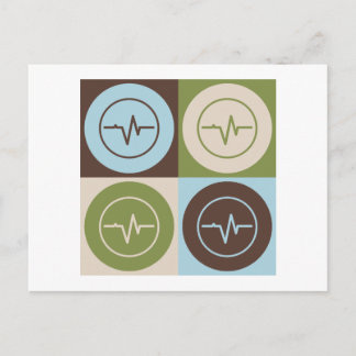 Pop Art Biomedical Engineering Postcard