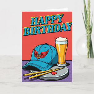 Pop Art Birthday Cheer Card