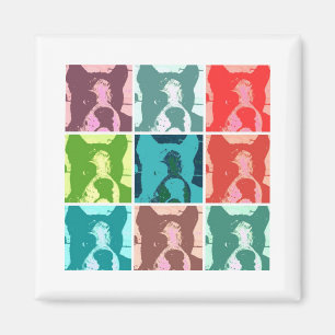 Pop Art Boxers Magnet