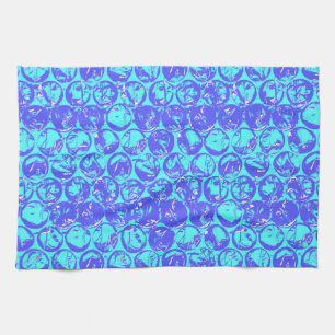 Pop art bubble wrap kitchen towel
