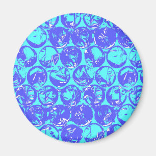 Pop art bubble wrap magnet