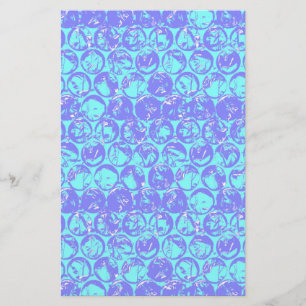 Pop art bubble wrap stationery