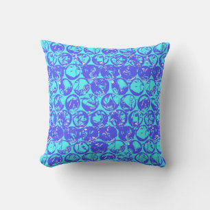 Pop art bubble wrap throw pillow