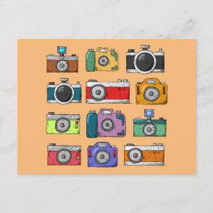 POP ART CAMERAS POSTCARDS