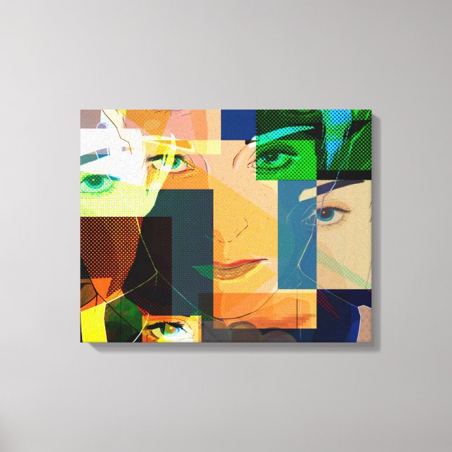 Pop Art Canvas Print (Front)
