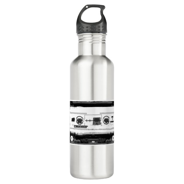 Pop Art Cassette 710 Ml Water Bottle (Front)