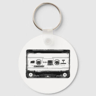 Pop Art Cassette Keychain