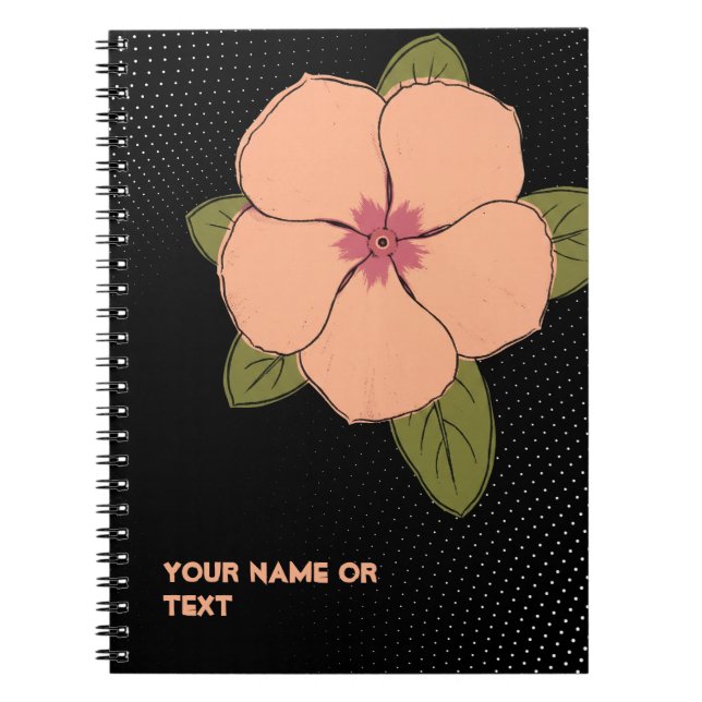 Pop Art Catharanthus 'Boa': The Life-Saving Weed Notebook (Front)