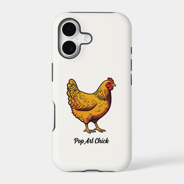 Pop Art Chick, modern retro design (Back)