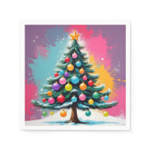 Pop Art Christmas with Splashes of Colours