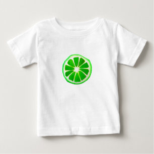 Pop art citrus lime fruit original watercolour baby T-Shirt
