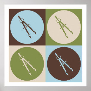 Pop Art Civil Engineering Poster