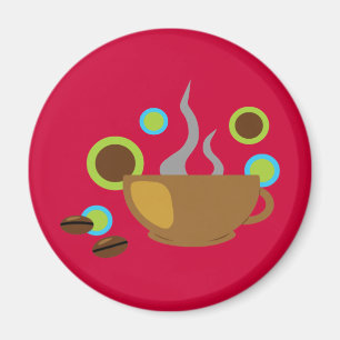 Pop Art Coffee Magnet