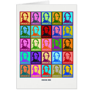 Pop Art Colourful Amadeus Mozart Rock Me