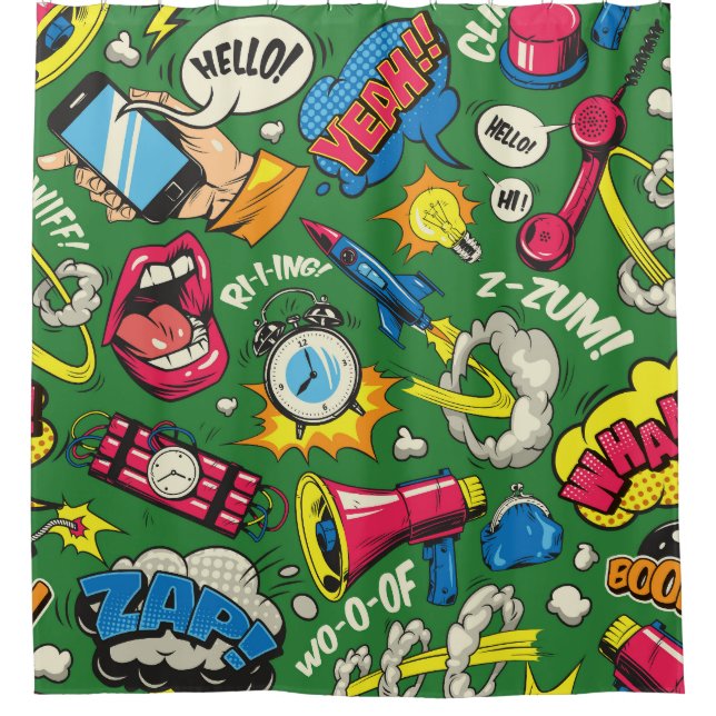Pop Art: Colourful Comic Seamless (Front)