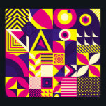 Pop art, colourful geometric shapes. poster<br><div class="desc">Seamless Pattern of Pop and Colourful Abstract Geometric Shape. Tile Decor Wallpaper Embrace the pop and colour with abstract geometric shapes. Add a pop of colour with a vibrant and abstract geometric pattern. pattern, vibrant, block, pop, flower, illustration, cool, abstract, fun, geometric, texture, geometry, seamless, trendy, creative, circle, decor, mosaic,...</div>