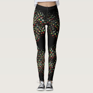 Pop Art Colourful Lips Leggings