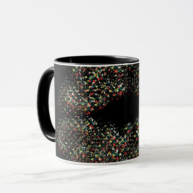 Pop Art Colourful Lips Mug (Front Left)