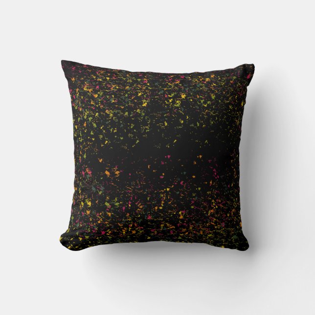 Pop Art Colourful Lips Throw Pillow (Front)
