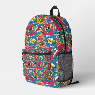 Pop Art Comic Book Printed Backpack