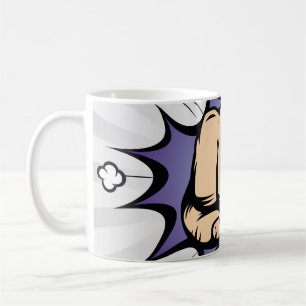 Pop art comic bubbles design. Vintage illustration Coffee Mug
