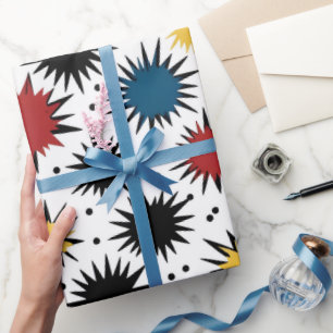 Pop Art Comic Splash Wrapping Paper