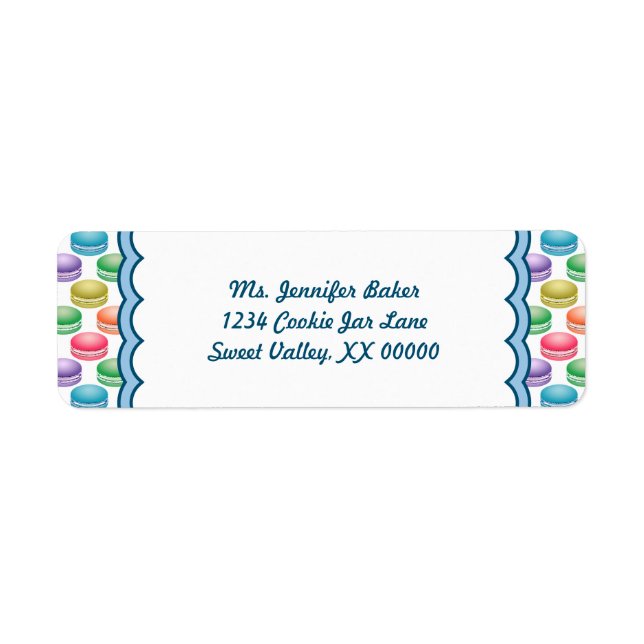 Pop Art Cookies Colourful Macarons (Front)