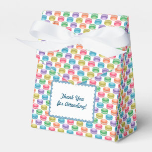 Pop Art Cookies Colourful Macarons Favor Box