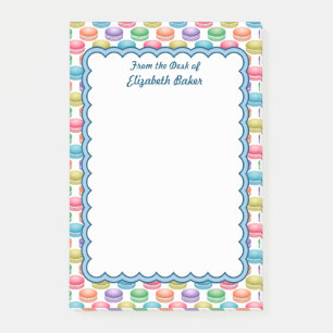 Pop Art Cookies Colourful Macarons Post-it Notes