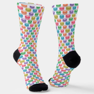 Pop Art Cookies Colourful Macarons Socks