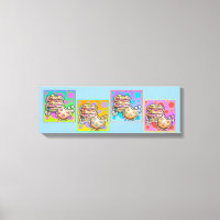 Pop Art COOKIES Gallery Wrapped Canvas