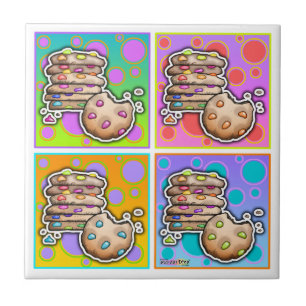 Pop Art Cookies Tile