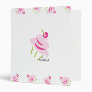 Pop Art Cupcake Binder
