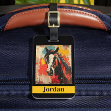 Pop Art Custom Horse ID