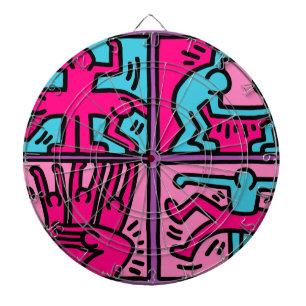 pop art dartboard