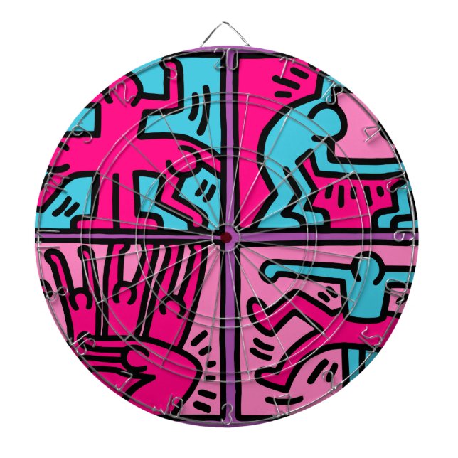 pop art dartboard (Front)