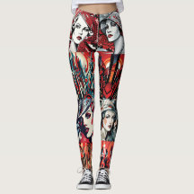 Pop Art Deco Leggings – Cool