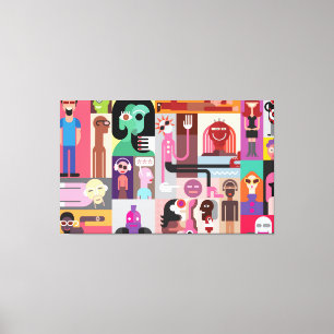 Pop art design  Canvas Print