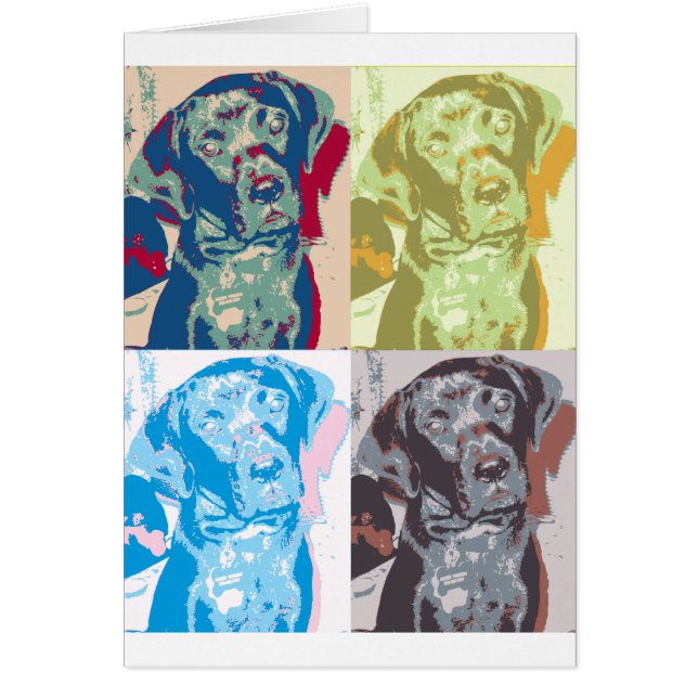 Pop Art Dog card (Front)