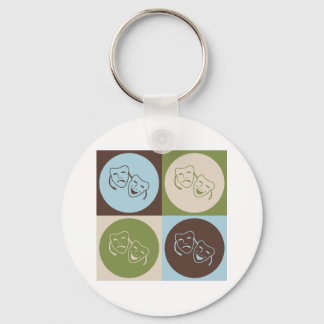 Pop Art Drama Keychain