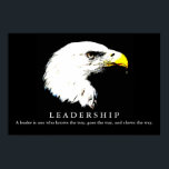 Pop Art Eagle Leadership Poster<br><div class="desc">Freedom & Courage Motivational Eagles Images - Fearsome Patriotic Eagle - Pop Art Syle American Eagle Landing Image - Sephia Brown Tones Watercolor Effect American Bald Eagle - Fearless American Bald Eagle: Flying American Eagle Pictures - The bald eagle is the national bird and symbol of the USA.</div>