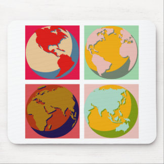 Pop Art Earth Mouse Pad