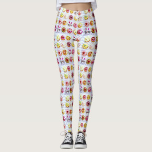 Pop Art Easter Cupcakes Leggings