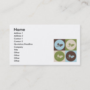 Pop Art Ecology Business Card