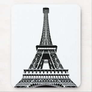Pop Art Eiffel Tower Paris France Template Mouse Pad