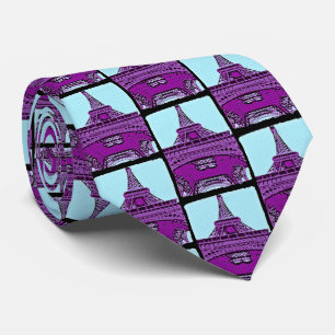 Pop Art Eiffel Tower Tie