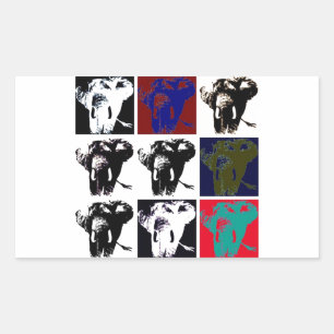 Pop Art Elephants Sticker